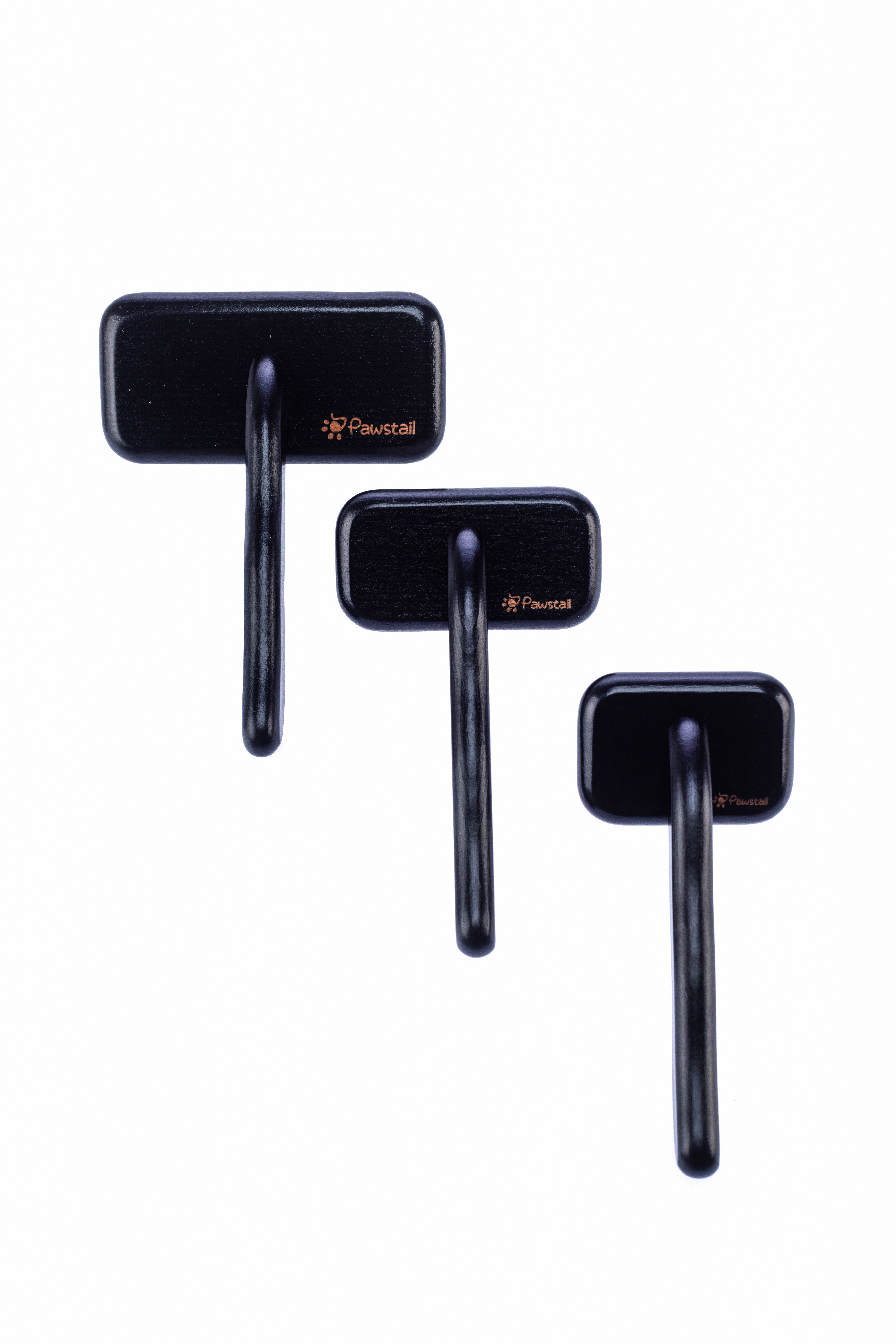 Black Wooden Pet Dematting Comb